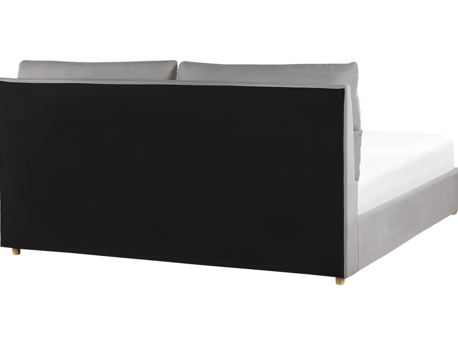 Hot Łóżko z pojemnikiem BATILLY Welur Jasno 180 x 200 cm Łóżka Tapicerowane|Łóżka Podwójne