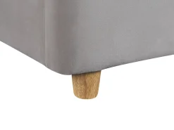 Hot Łóżko z pojemnikiem BATILLY Welur Jasno 180 x 200 cm Łóżka Tapicerowane|Łóżka Podwójne