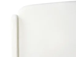 Discount Łóżko z pojemnikiem BERNAY Złamana biel 180 x 200 cm Łóżka Tapicerowane|Łóżka Podwójne