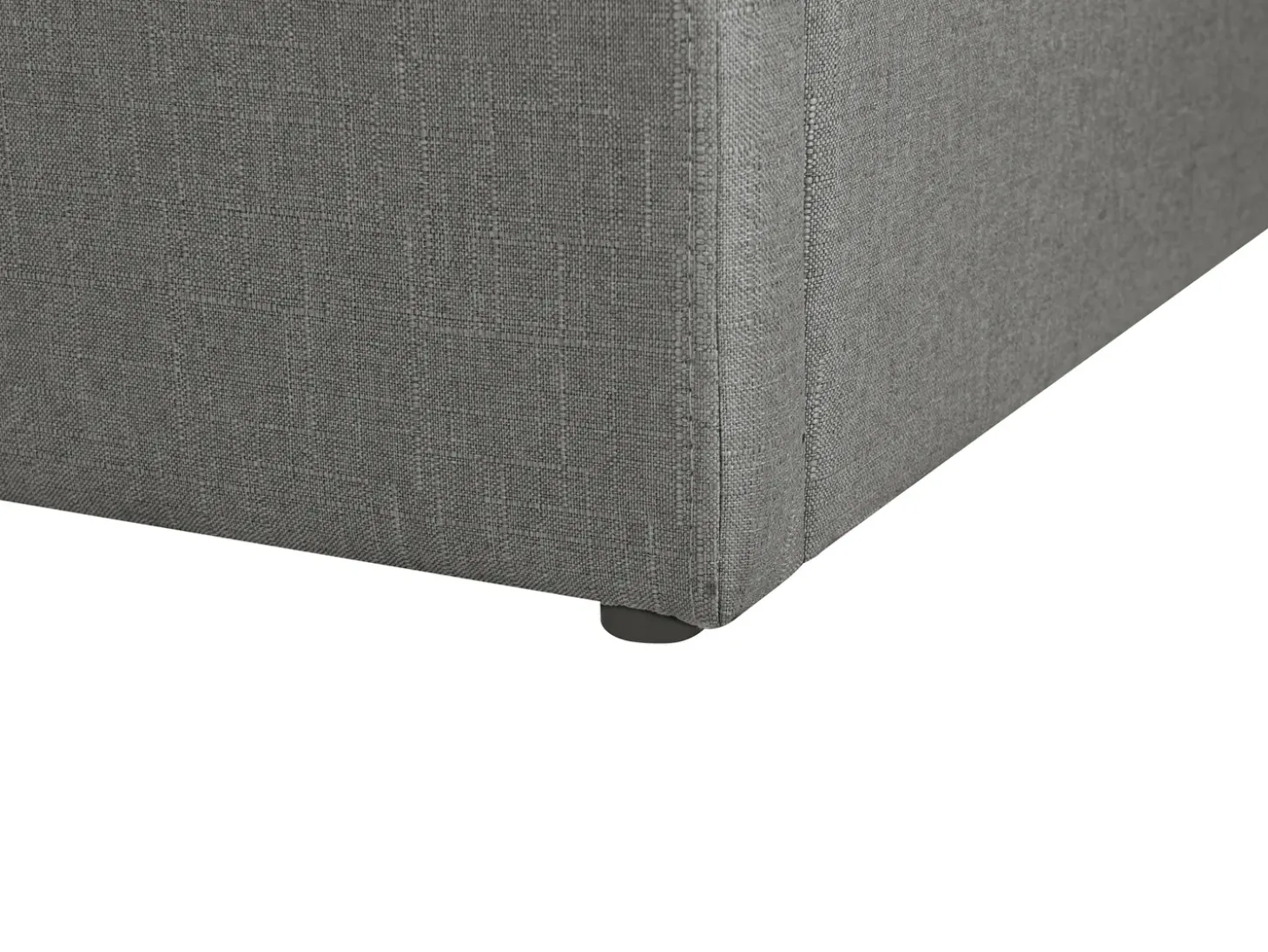 Clearance Łóżko z pojemnikiem bez zagłówka DINAN Ciemno 140 x 200 cm Łóżka Tapicerowane|Łóżka Podwójne