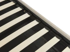 Hot Łóżko z pojemnikiem bez zagłówka DINAN Jasno 160 x 200 cm Łóżka Tapicerowane|Łóżka Podwójne