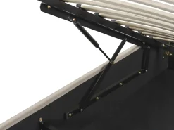 Hot Łóżko z pojemnikiem bez zagłówka DINAN Jasno 160 x 200 cm Łóżka Tapicerowane|Łóżka Podwójne
