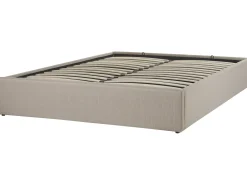 Hot Łóżko z pojemnikiem bez zagłówka DINAN Jasno 160 x 200 cm Łóżka Tapicerowane|Łóżka Podwójne