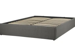 Hot Łóżko z pojemnikiem bez zagłówka DINAN Ciemno 160 x 200 cm Łóżka Tapicerowane|Łóżka Podwójne