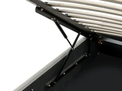 Online Łóżko z pojemnikiem bez zagłówka DINAN Jasno 180 x 200 cm Łóżka Tapicerowane|Łóżka Podwójne