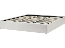 Online Łóżko z pojemnikiem bez zagłówka DINAN Jasno 180 x 200 cm Łóżka Tapicerowane|Łóżka Podwójne