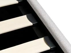 Łóżko z pojemnikiem bez zagłówka DINAN Jasno 90 x 200 cm Łóżka Tapicerowane|Łóżka Z Pojemnikiem