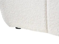 Hot Łóżko z pojemnikiem bez zagłówka GENAS Boucle Złamana biel 180 x 200 cm Łóżka Tapicerowane|Łóżka Podwójne