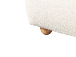 Best Łóżko z pojemnikiem BLAGNAC Boucle Złamana biel 180 x 200 cm Łóżka Tapicerowane|Łóżka Podwójne