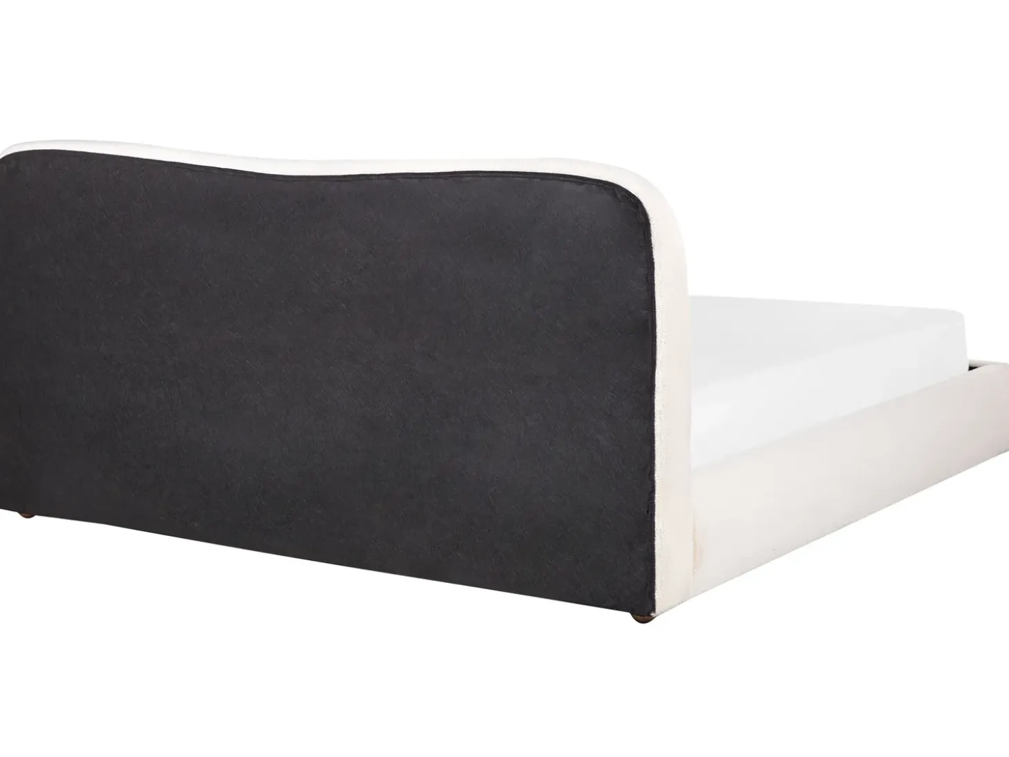 Best Łóżko z pojemnikiem BLAGNAC Boucle Złamana biel 180 x 200 cm Łóżka Tapicerowane|Łóżka Podwójne