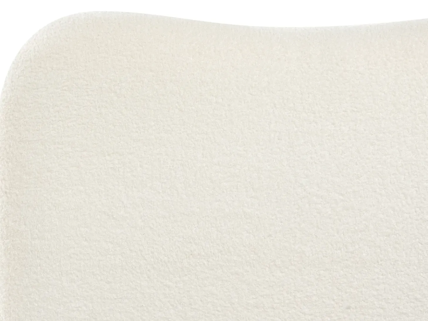 Clearance Łóżko z pojemnikiem BLAGNAC Boucle Złamana biel 90 x 200 cm Łóżka Tapicerowane|Łóżka Z Pojemnikiem