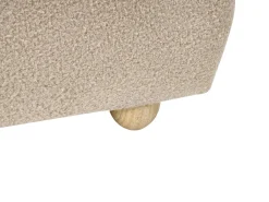 Discount Łóżko z pojemnikiem BLAGNAC Boucle Beżowy 90 x 200 cm Łóżka Tapicerowane|Łóżka Z Pojemnikiem