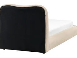 Discount Łóżko z pojemnikiem BLAGNAC Boucle Beżowy 90 x 200 cm Łóżka Tapicerowane|Łóżka Z Pojemnikiem