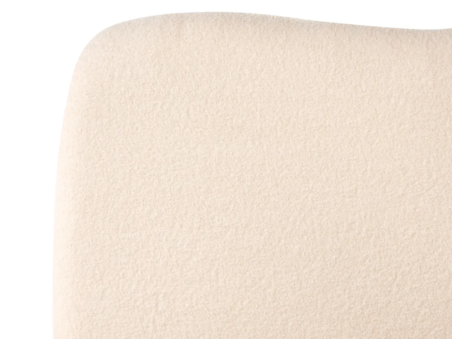 Discount Łóżko z pojemnikiem BLAGNAC Boucle Jasnobeżowy 90 x 200 cm Łóżka Tapicerowane|Łóżka Z Pojemnikiem