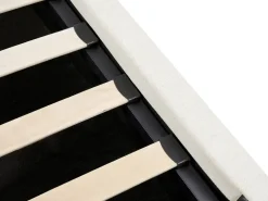 Best Łóżko z pojemnikiem BLAGNAC Złamana biel 90 x 200 cm Łóżka Tapicerowane|Łóżka Z Pojemnikiem
