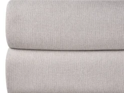 Best Łóżko z pojemnikiem BONIFACIO Len syntetyczny Szary 160 x 200 cm Łóżka Tapicerowane|Łóżka Podwójne