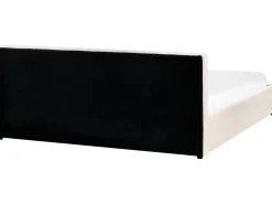 Online Łóżko z pojemnikiem BOUSSE Boucle Złamana biel 180 x 200 cm Łóżka Tapicerowane|Łóżka Podwójne
