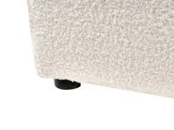 Online Łóżko z pojemnikiem BOUSSE Boucle Złamana biel 180 x 200 cm Łóżka Tapicerowane|Łóżka Podwójne