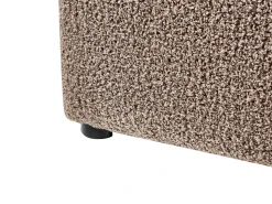 Online Łóżko z pojemnikiem BOUSSE Boucle Beżowoszary 180 x 200 cm Łóżka Tapicerowane|Łóżka Podwójne