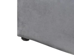 Best Łóżko z pojemnikiem BOUSSE Welur Ciemno 180 x 200 cm Łóżka Tapicerowane|Łóżka Podwójne