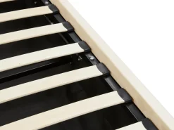 Discount Łóżko z pojemnikiem BOUSSE Welur Jasno 180 x 200 cm Łóżka Tapicerowane|Łóżka Podwójne