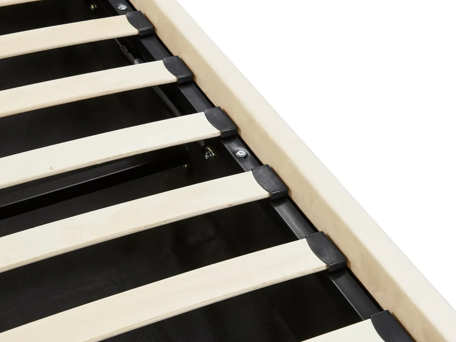 Discount Łóżko z pojemnikiem BOUSSE Welur Jasno 180 x 200 cm Łóżka Tapicerowane|Łóżka Podwójne