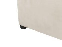 Discount Łóżko z pojemnikiem BOUSSE Welur Jasno 180 x 200 cm Łóżka Tapicerowane|Łóżka Podwójne