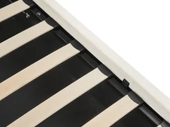 Discount Łóżko z pojemnikiem BOUSSE Złamana biel 180 x 200 cm Łóżka Tapicerowane|Łóżka Podwójne