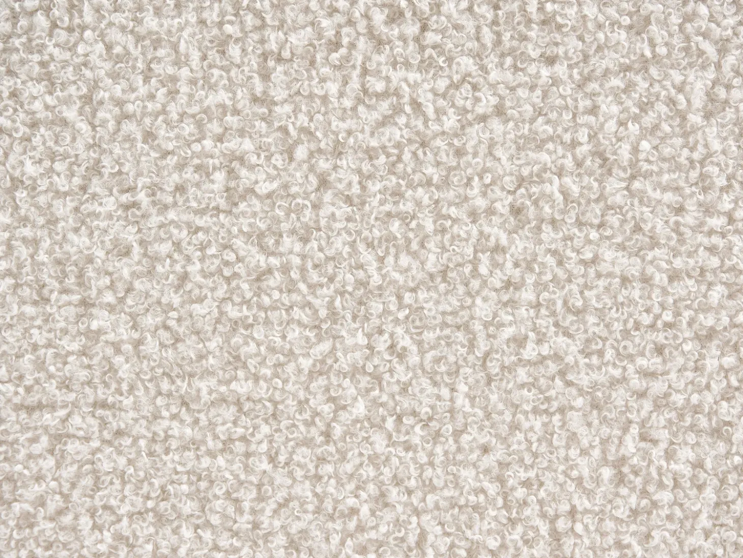 Outlet Łóżko z pojemnikiem BRENON Boucle Złamana biel 180 x 200 cm Łóżka Tapicerowane|Łóżka Podwójne