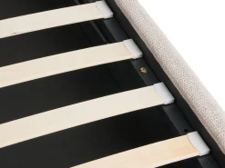 Sale Łóżko z pojemnikiem CAMPAN Jasno 180 x 200 cm Łóżka Tapicerowane|Łóżka Podwójne