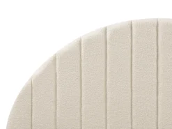 Clearance Łóżko z pojemnikiem CHADENET Boucle Złamana biel 180 x 200 cm Łóżka Tapicerowane|Łóżka Podwójne