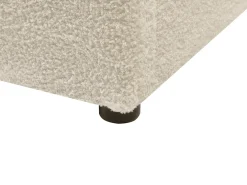 Clearance Łóżko z pojemnikiem CHADENET Boucle Złamana biel 180 x 200 cm Łóżka Tapicerowane|Łóżka Podwójne