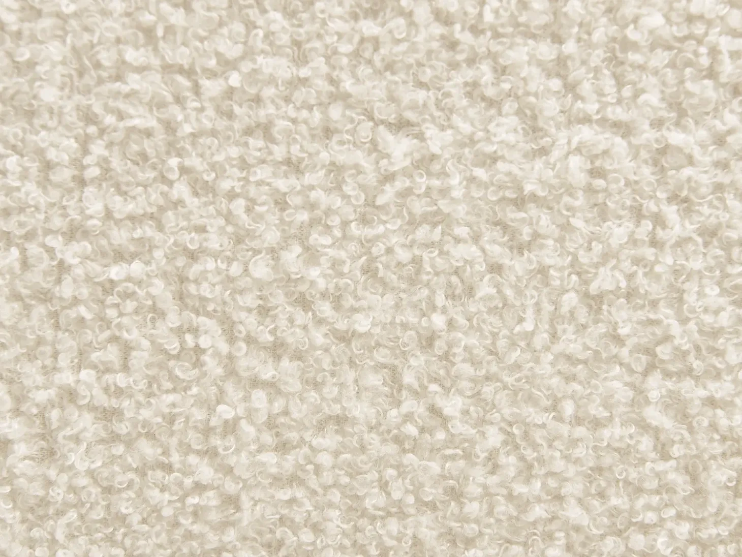 Clearance Łóżko z pojemnikiem CHADENET Boucle Złamana biel 180 x 200 cm Łóżka Tapicerowane|Łóżka Podwójne