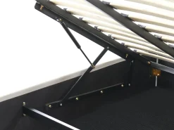 Online Łóżko z pojemnikiem CHALLANS Złamana biel 180 x 200 cm Łóżka Tapicerowane|Łóżka Podwójne