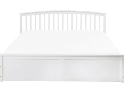 Clearance Łóżko z pojemnikiem CLARBEC Drewno sosnowe 180 x 200 cm Łóżka Podwójne|Łóżka Z Pojemnikiem