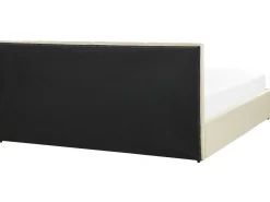 Discount Łóżko z pojemnikiem DREUX Beżowy 180 x 200 cm Łóżka Tapicerowane|Łóżka Podwójne