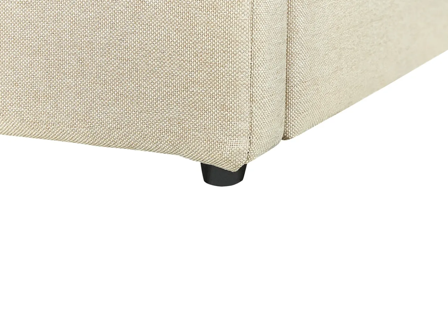 Discount Łóżko z pojemnikiem DREUX Beżowy 180 x 200 cm Łóżka Tapicerowane|Łóżka Podwójne