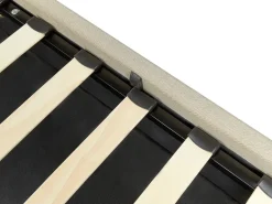 Discount Łóżko z pojemnikiem DREUX Beżowy 180 x 200 cm Łóżka Tapicerowane|Łóżka Podwójne