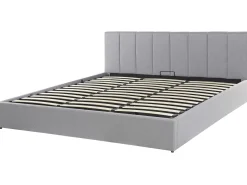 Hot Łóżko z pojemnikiem DREUX Jasno 180 x 200 cm Łóżka Tapicerowane|Łóżka Podwójne