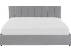 Hot Łóżko z pojemnikiem DREUX Jasno 180 x 200 cm Łóżka Tapicerowane|Łóżka Podwójne