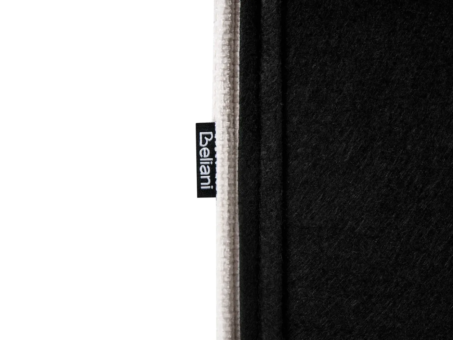Clearance Łóżko z pojemnikiem LAGARDE Złamana biel 160 x 200 cm Łóżka Tapicerowane|Łóżka Podwójne