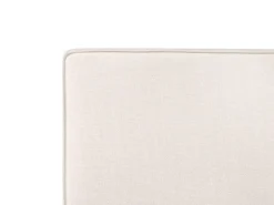 Clearance Łóżko z pojemnikiem LAGARDE Złamana biel 160 x 200 cm Łóżka Tapicerowane|Łóżka Podwójne