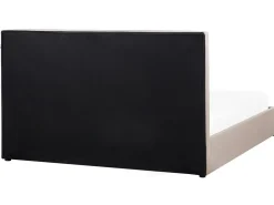 Online Łóżko z pojemnikiem LAGORD Beżowoszary 180 x 200 cm Łóżka Tapicerowane|Łóżka Podwójne