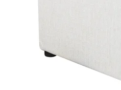 Sale Łóżko z pojemnikiem LAGORD Złamana biel 180 x 200 cm Łóżka Tapicerowane|Łóżka Podwójne