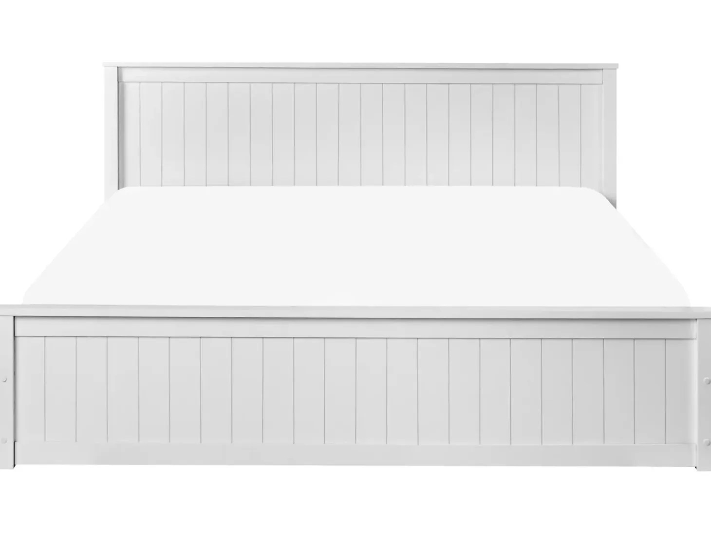 Outlet Łóżko z pojemnikiem LAMBRES Drewno sosnowe 180 x 200 cm Łóżka Podwójne|Łóżka Z Pojemnikiem