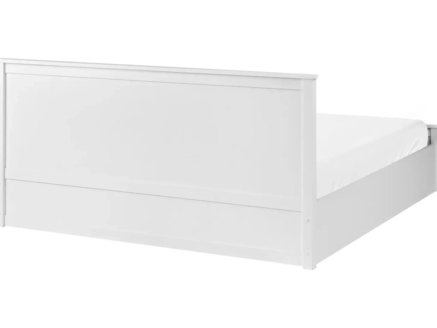 Outlet Łóżko z pojemnikiem LAMBRES Drewno sosnowe 180 x 200 cm Łóżka Podwójne|Łóżka Z Pojemnikiem