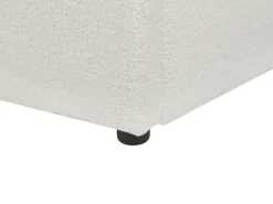 Sale LAVAUR Boucle Złamana biel 180 x 200 cm Łóżka Tapicerowane|Łóżka Podwójne