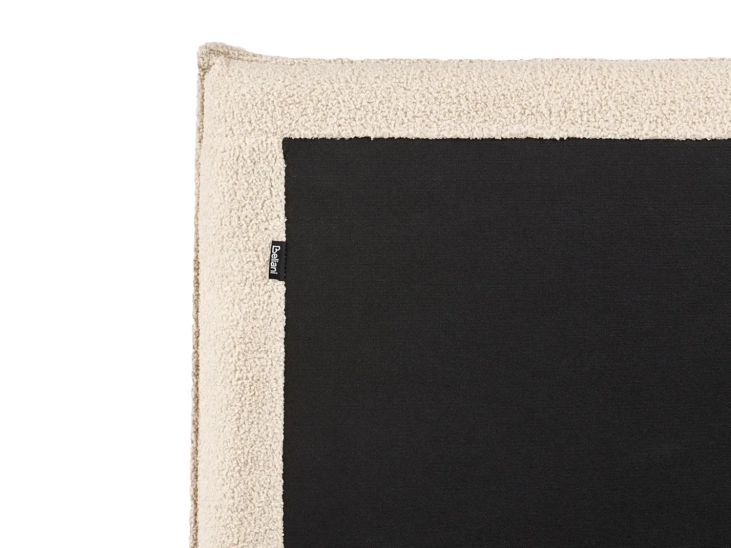 Best LAVAUR Boucle 180 x 200 cm Łóżka Tapicerowane|Łóżka Podwójne