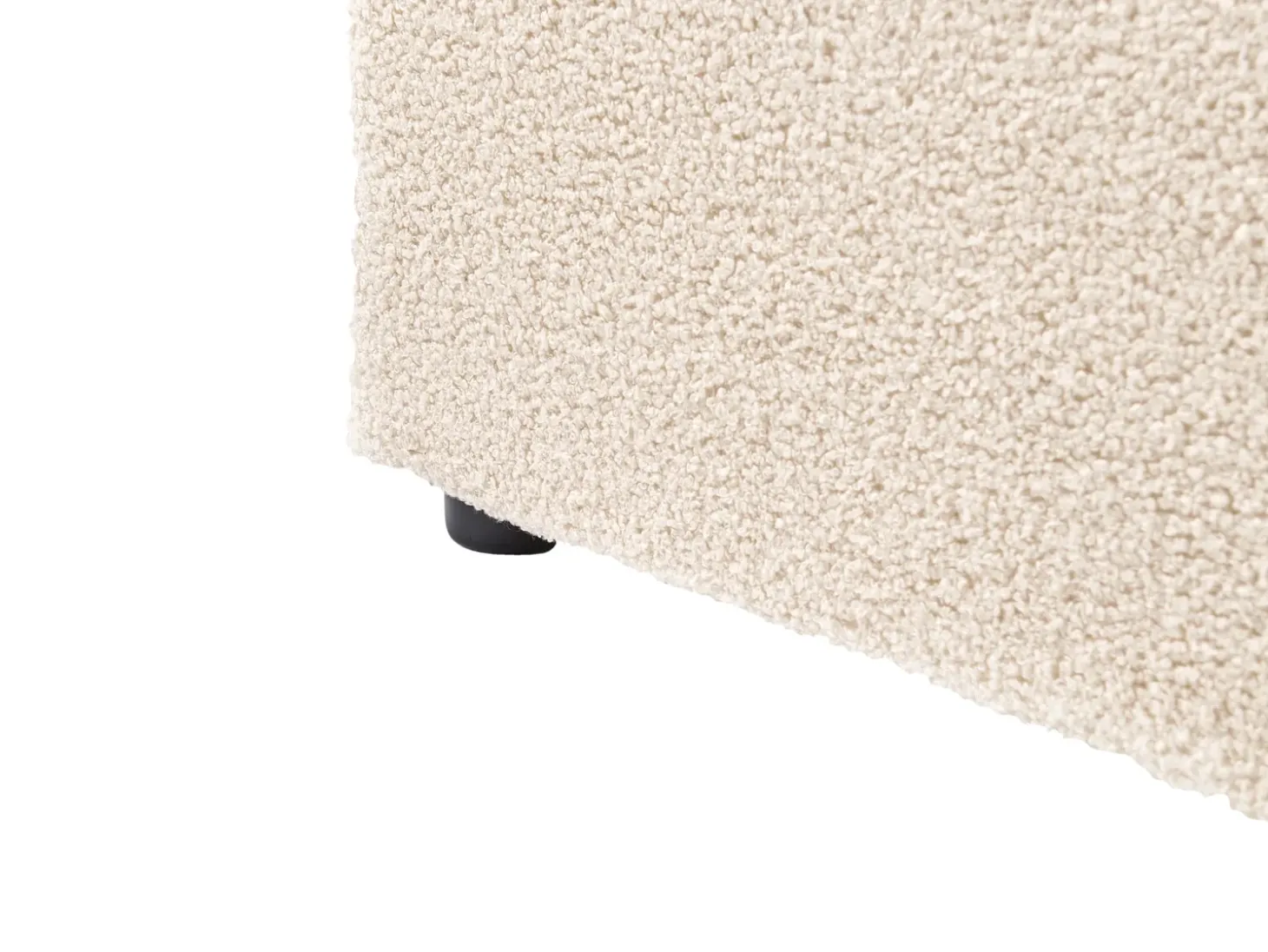 Best LAVAUR Boucle 180 x 200 cm Łóżka Tapicerowane|Łóżka Podwójne