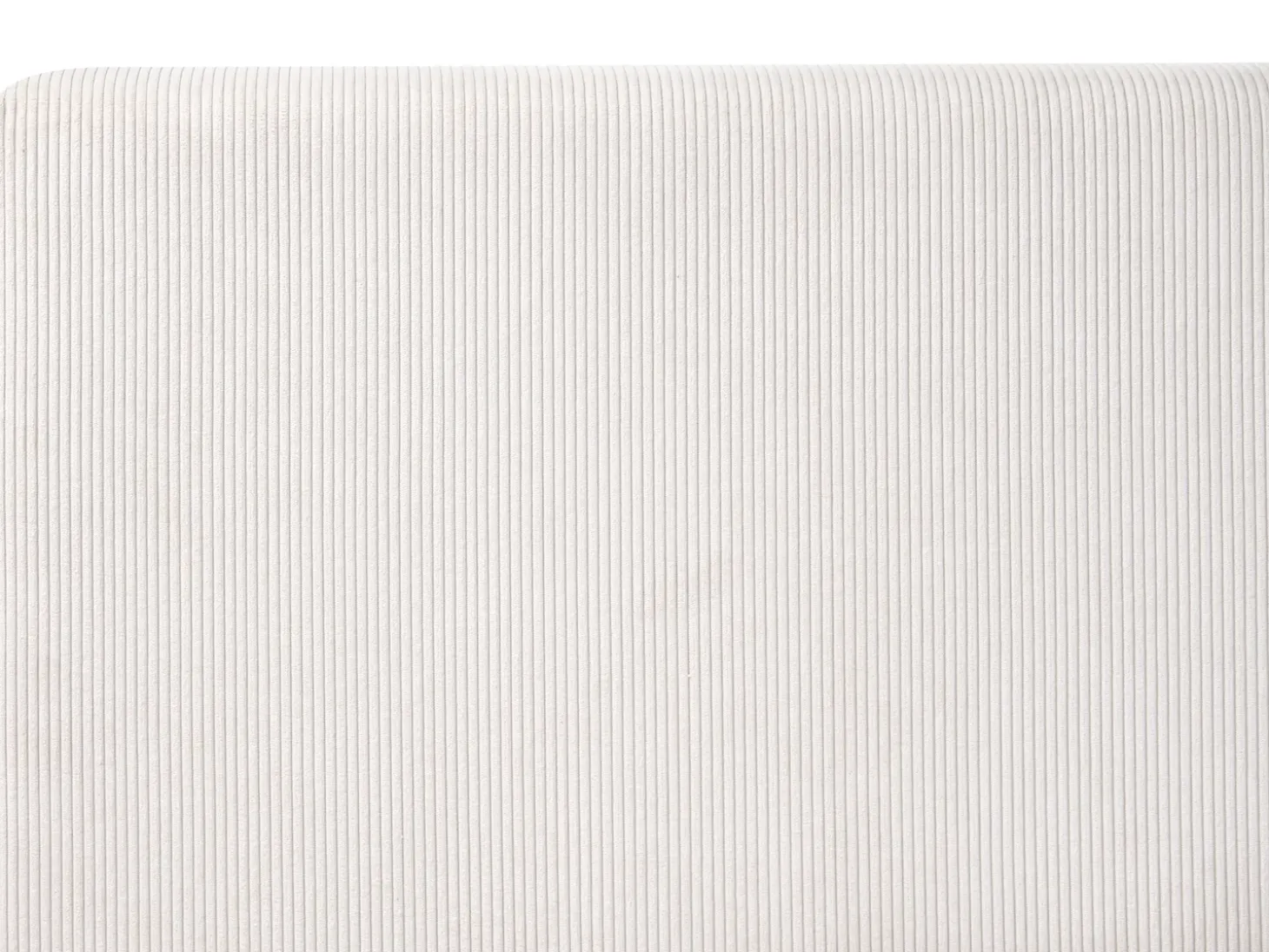 Discount Łóżko z pojemnikiem LILLEBONNE Sztruks Jasnobeżowy 160 x 200 cm Łóżka Tapicerowane|Łóżka Podwójne